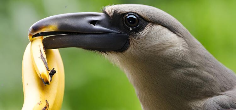 Do birds eat banana peels?