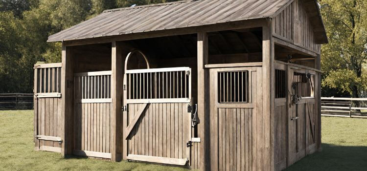 How to build a horse stall?