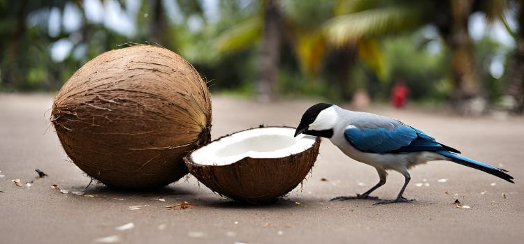 Can birds eat coconut?