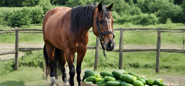 Can horses eat cucumber?