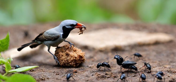 What birds eat ants?
