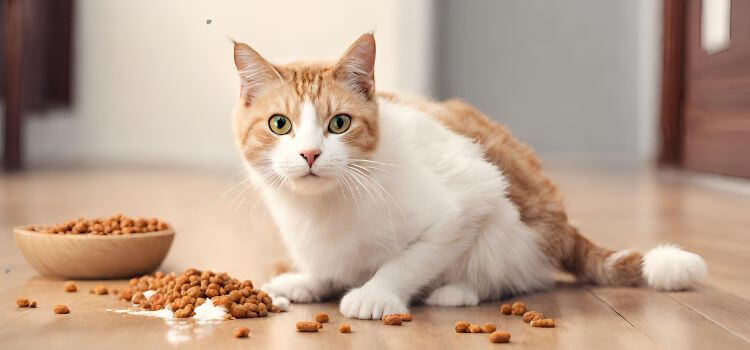 Why Does My Cat's Throw His Food on the Floor?