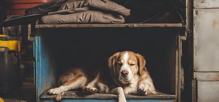 Can Dogs Sleep in the Garage?